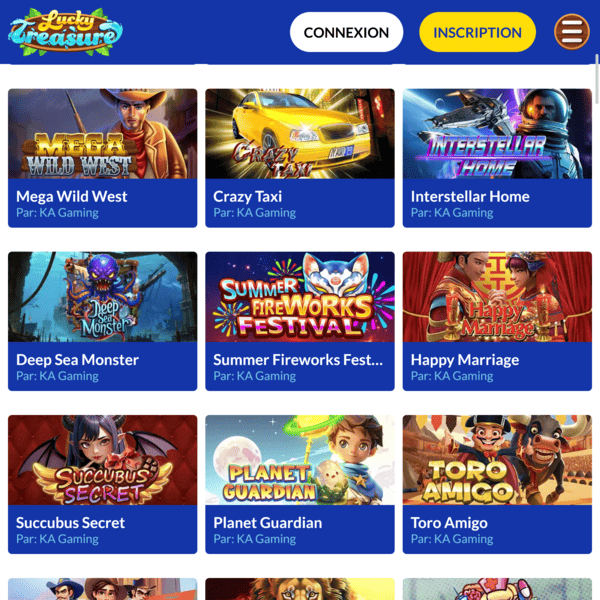 Lucky Treasure Casino — Machines à sous, grille 2